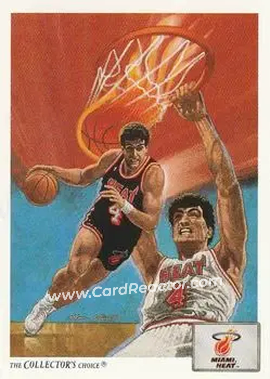 1991-92 Upper Deck #80 - Rony Seikaly - Miami Heat - Front