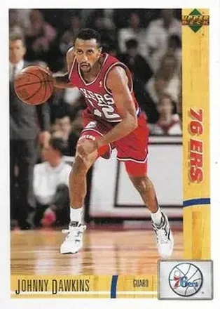1991-92 Upper Deck Italian #81 - Johnny Dawkins - Philadelphia 76ers