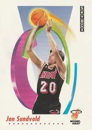 1991-92 SkyBox #153 - Jon Sundvold - Miami Heat