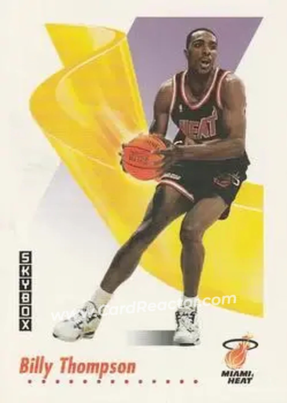 1991-92 SkyBox #154 - Billy Thompson - Miami Heat - Front