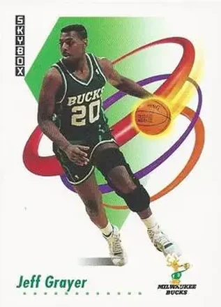 1991-92 SkyBox #157 - Jeff Grayer - Milwaukee Bucks