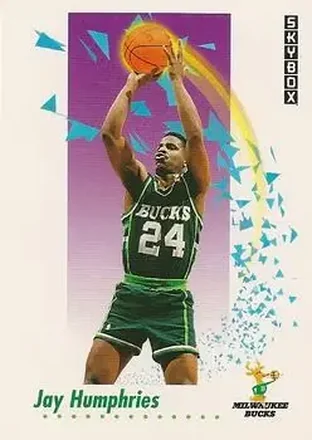 1991-92 SkyBox #158 - Jay Humphries - Milwaukee Bucks