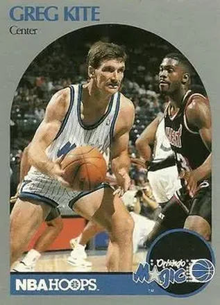 1990-91 Hoops #423 - Greg Kite - Orlando Magic