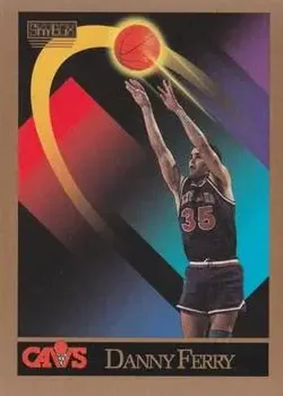 1990-91 SkyBox #374 - Danny Ferry - Cleveland Cavaliers