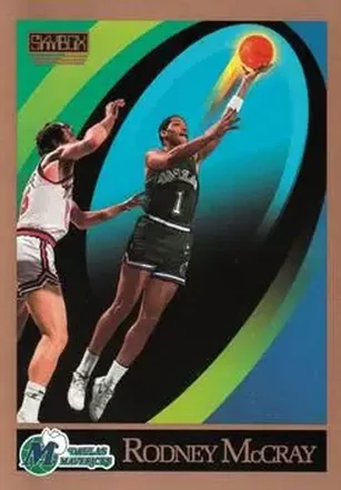 1990-91 SkyBox #377 - Rodney McCray - Dallas Mavericks