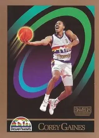 1990-91 SkyBox #379 - Corey Gaines - Denver Nuggets