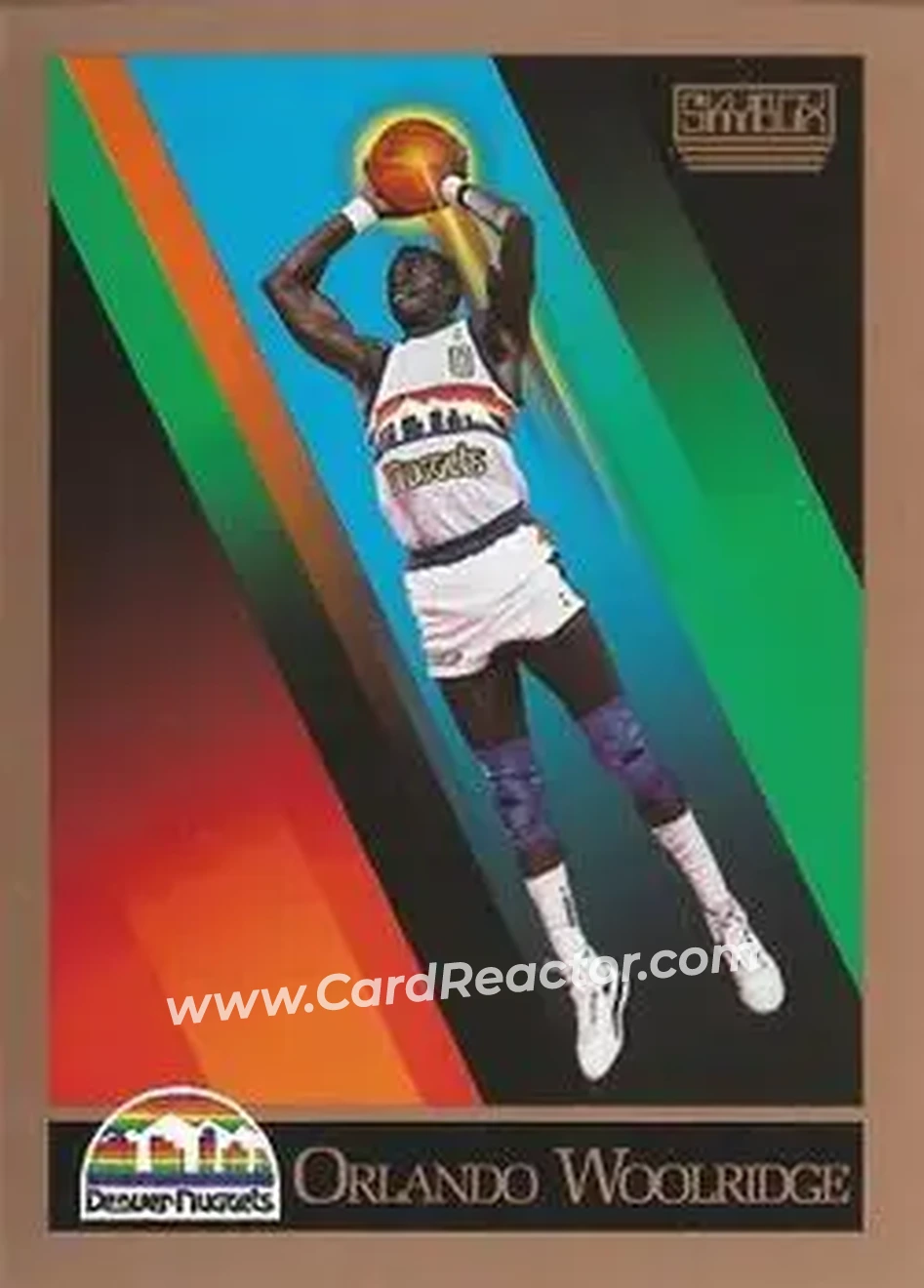 1990-91 SkyBox #382 - Orlando Woolridge - Denver Nuggets - Front 1990-91 SkyBox #382 - Orlando Woolridge - Denver Nuggets - Front