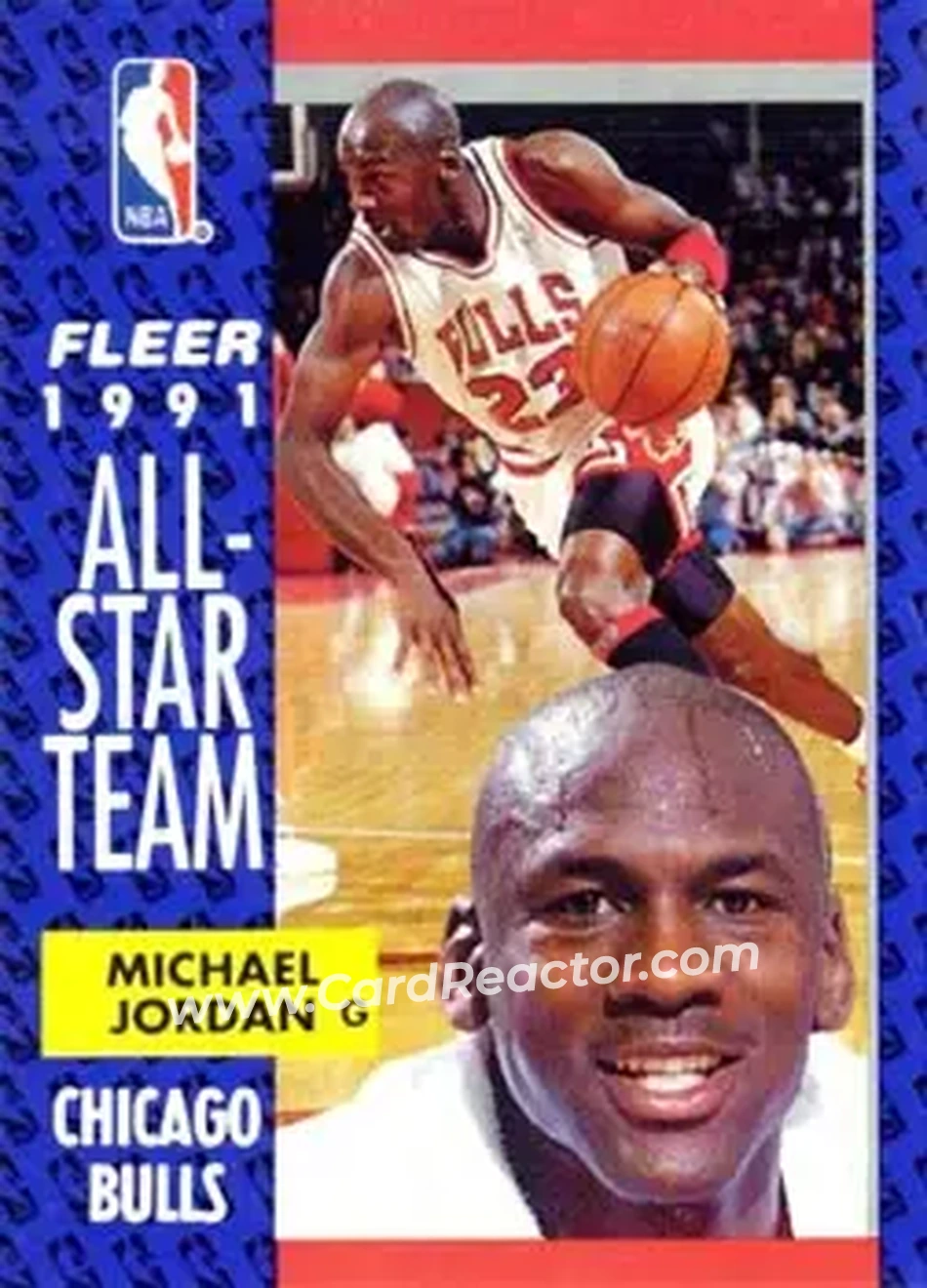 1991-92 Fleer #211 - Michael Jordan - Chicago Bulls - Front