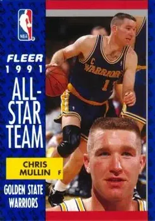 1991-92 Fleer #218 - Chris Mullin - Golden State Warriors