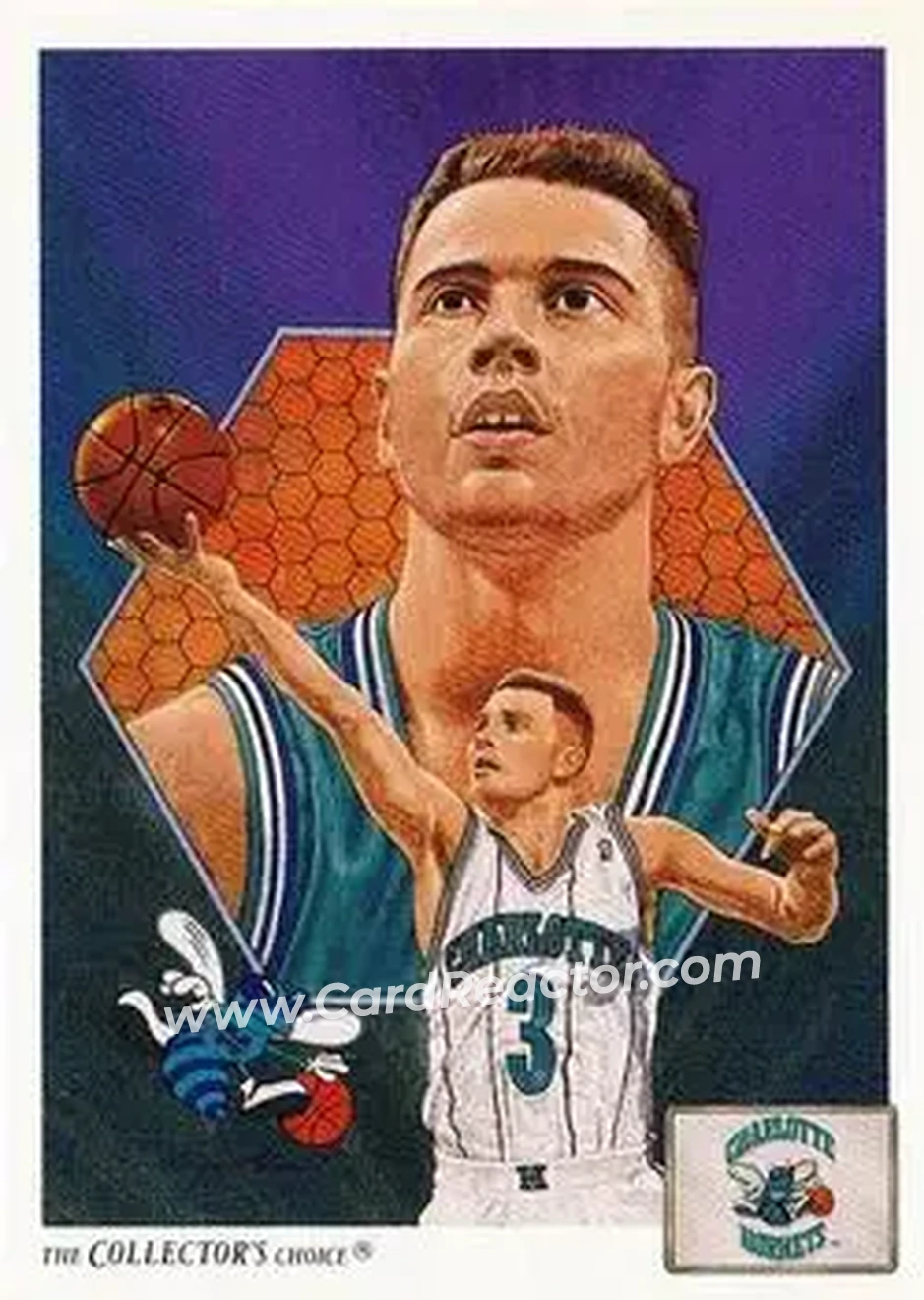1991-92 Upper Deck #81 - Rex Chapman - Charlotte Hornets - Front