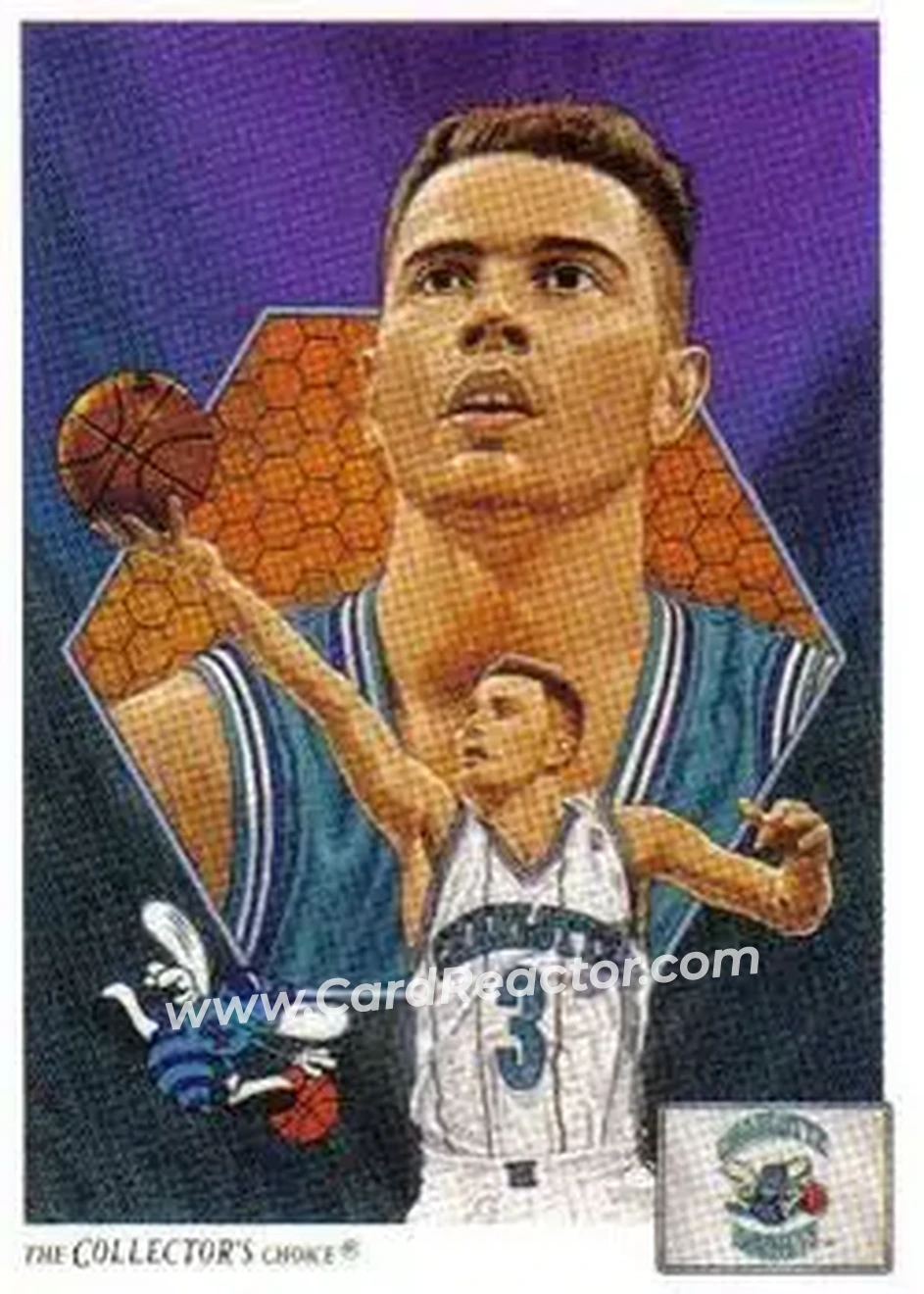 1991-92 Upper Deck #81 - Rex Chapman - Charlotte Hornets - Front
