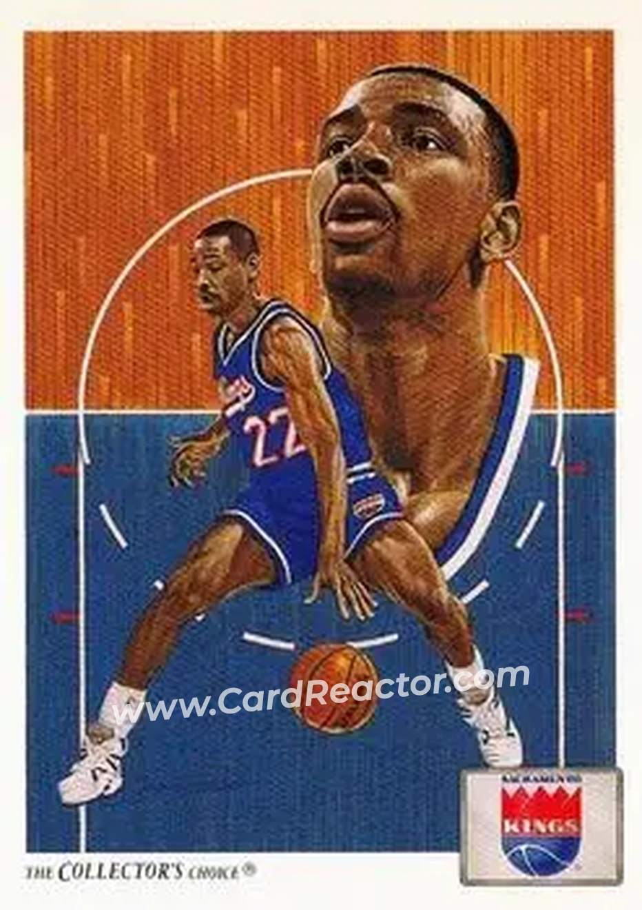 1991-92 Upper Deck #83 - Lionel Simmons - Sacramento Kings - Front
