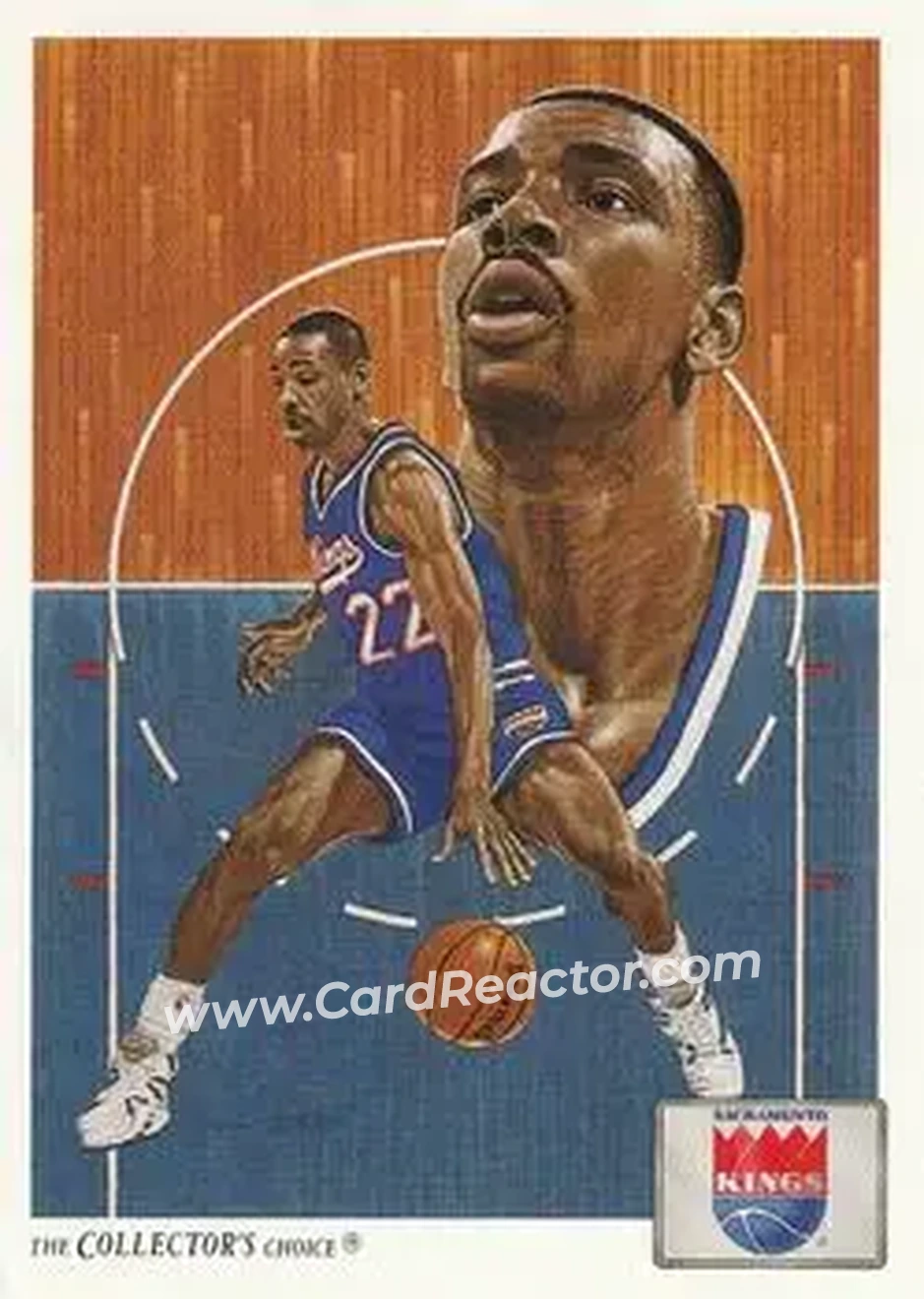1991-92 Upper Deck #83 - Lionel Simmons - Sacramento Kings - Front