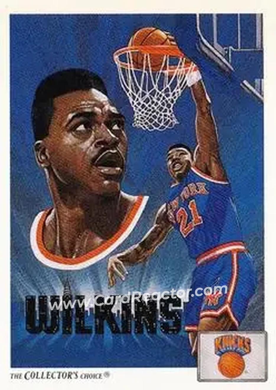 1991-92 Upper Deck #84 - Gerald Wilkins - New York Knicks - Front