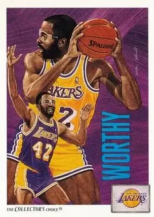 1991-92 Upper Deck #85 - James Worthy - Los Angeles Lakers