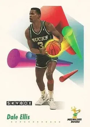 1991-92 SkyBox #161 - Dale Ellis - Milwaukee Bucks