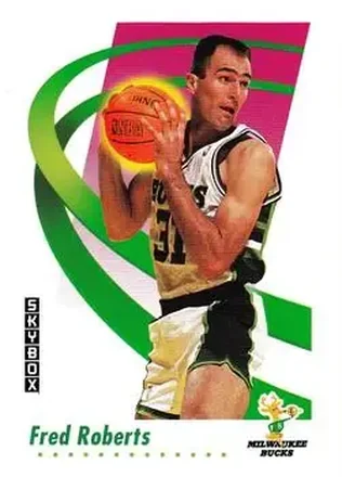 1991-92 SkyBox #162 - Fred Roberts - Milwaukee Bucks