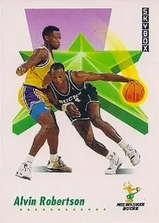 1991-92 SkyBox #163 - Alvin Robertson - Milwaukee Bucks