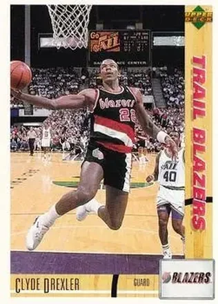 1991-92 Upper Deck Italian #86 - Clyde Drexler - Portland Trail Blazers