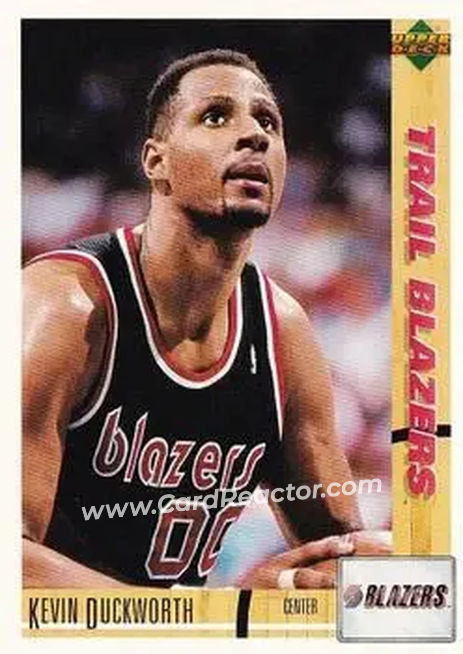 1991-92 Upper Deck Italian #88 - Kevin Duckworth - Portland Trail Blazers - Front