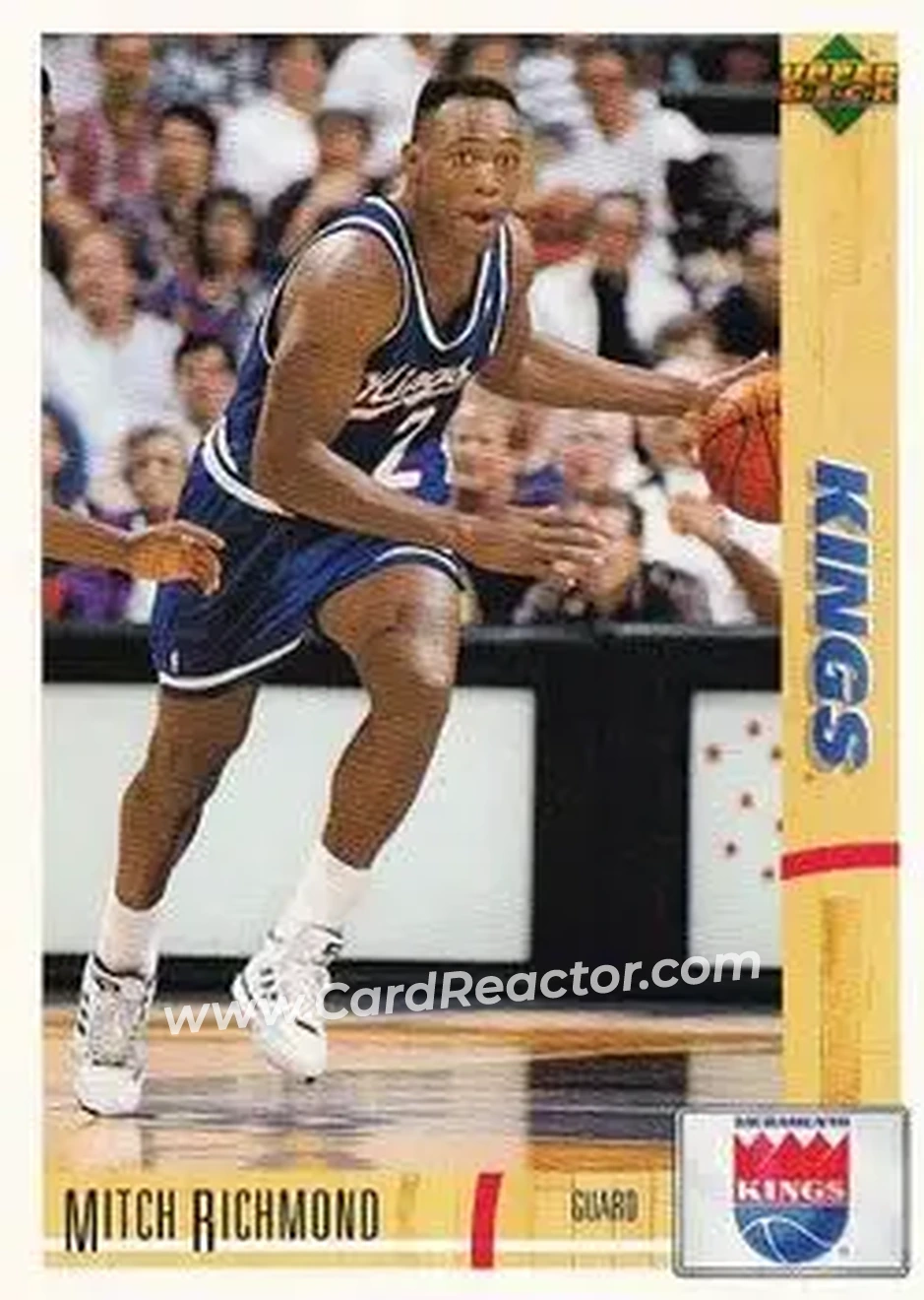 1991-92 Upper Deck Italian #89 - Mitch Richmond - Sacramento Kings - Front
