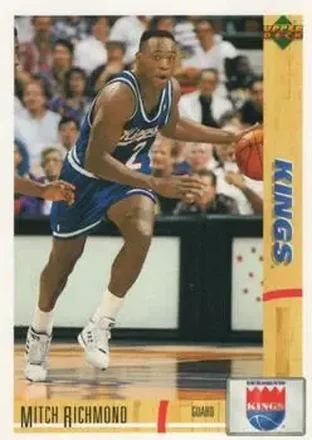 1991-92 Upper Deck Italian #89 - Mitch Richmond - Sacramento Kings