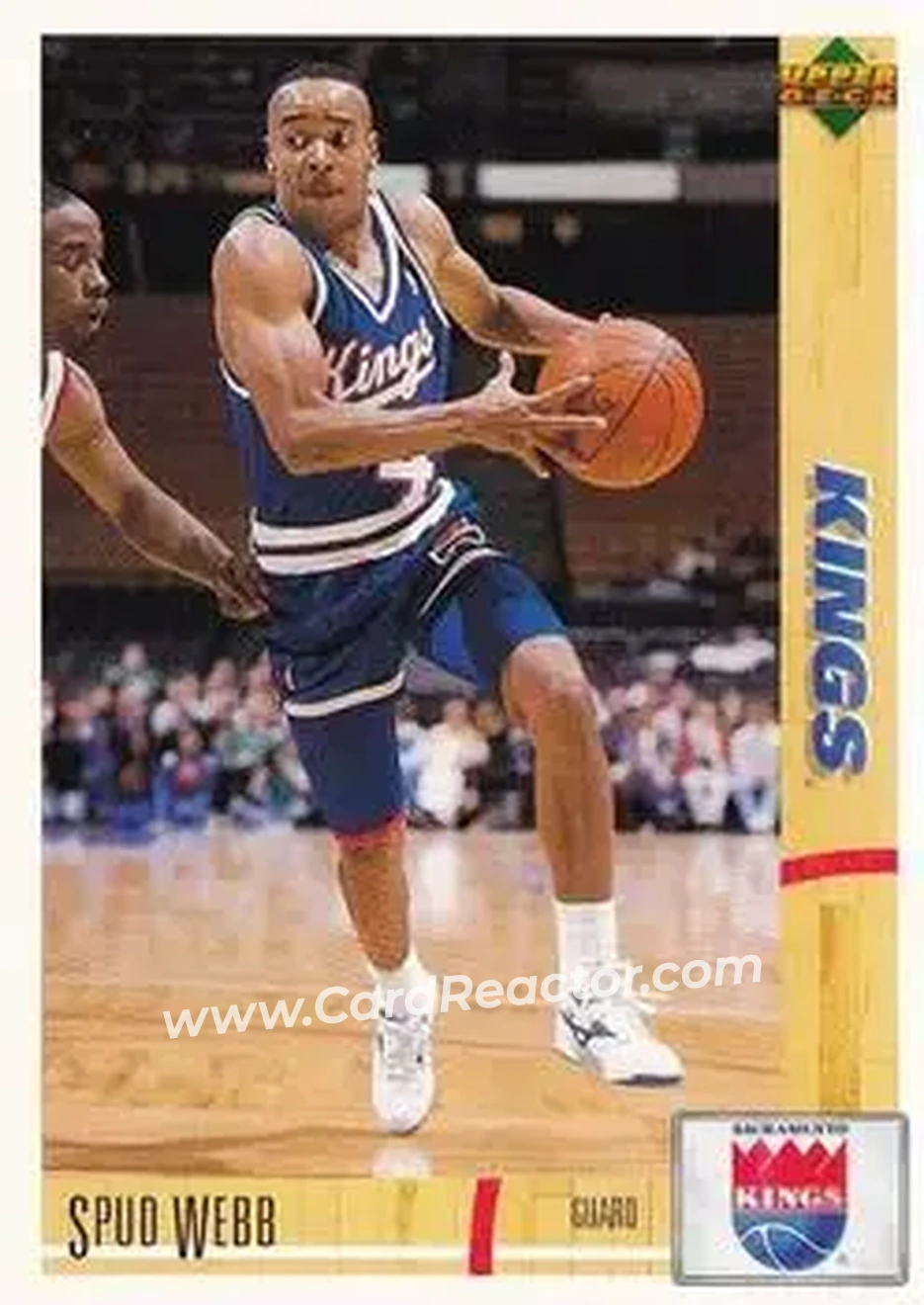 1991-92 Upper Deck Italian #90 - Spud Webb - Sacramento Kings - Front