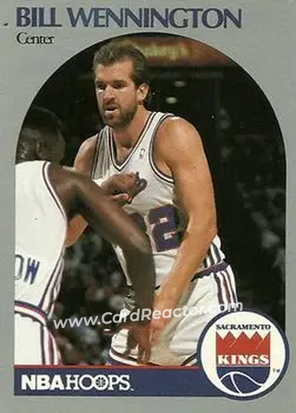 1990-91 Hoops #431 - Bill Wennington - Sacramento Kings - Front
