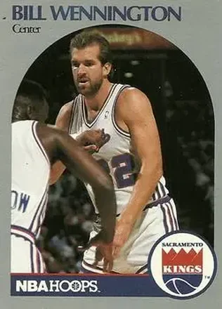 1990-91 Hoops #431 - Bill Wennington - Sacramento Kings