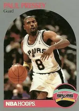 1990-91 Hoops #432 - Paul Pressey - San Antonio Spurs