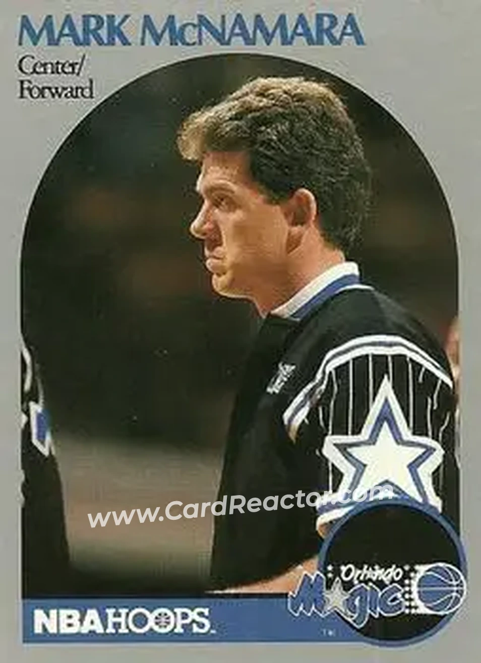 1990-91 Hoops #434 - Mark McNamara - Orlando Magic - Front