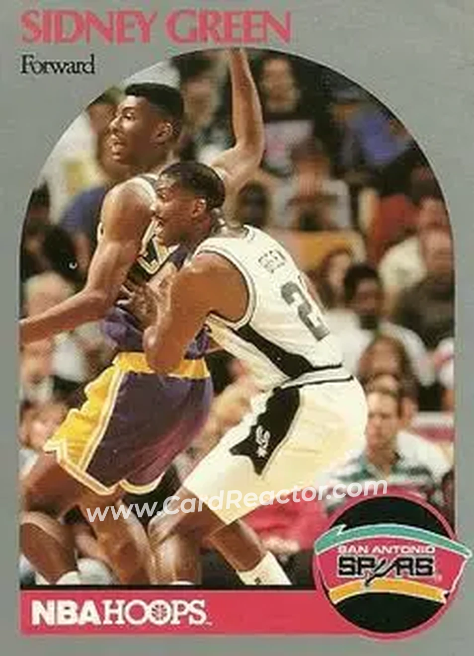 1990-91 Hoops #435 - Sidney Green - San Antonio Spurs - Front