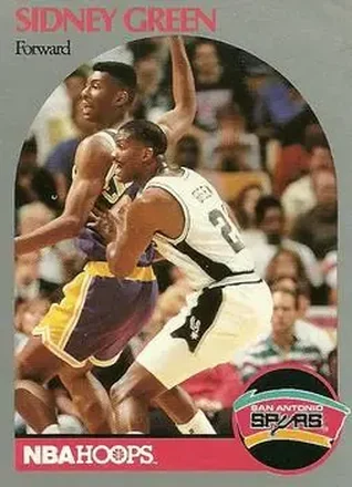 1990-91 Hoops #435 - Sidney Green - San Antonio Spurs