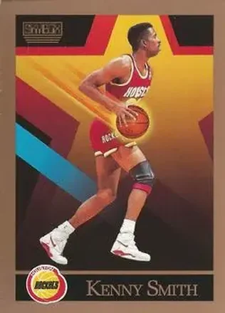 1990-91 SkyBox #385 - Kenny Smith - Houston Rockets