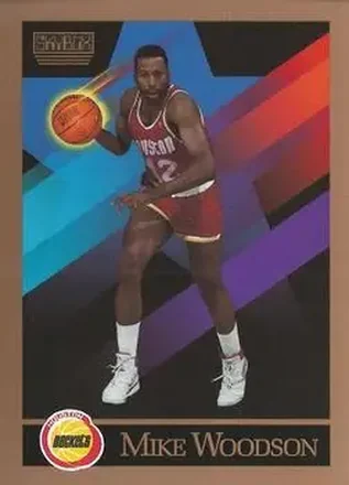 1990-91 SkyBox #386 - Mike Woodson - Houston Rockets
