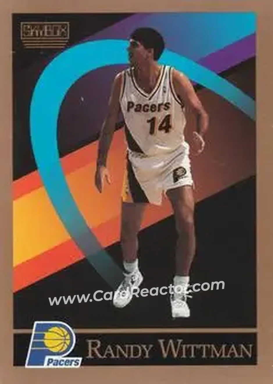 1990-91 SkyBox #389 - Randy Wittman - Indiana Pacers - Front