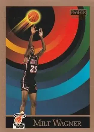 1990-91 SkyBox #393 - Milt Wagner - Miami Heat
