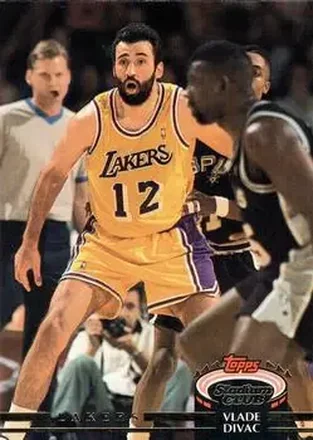 1992-93 Stadium Club #126 - Vlade Divac - Los Angeles Lakers