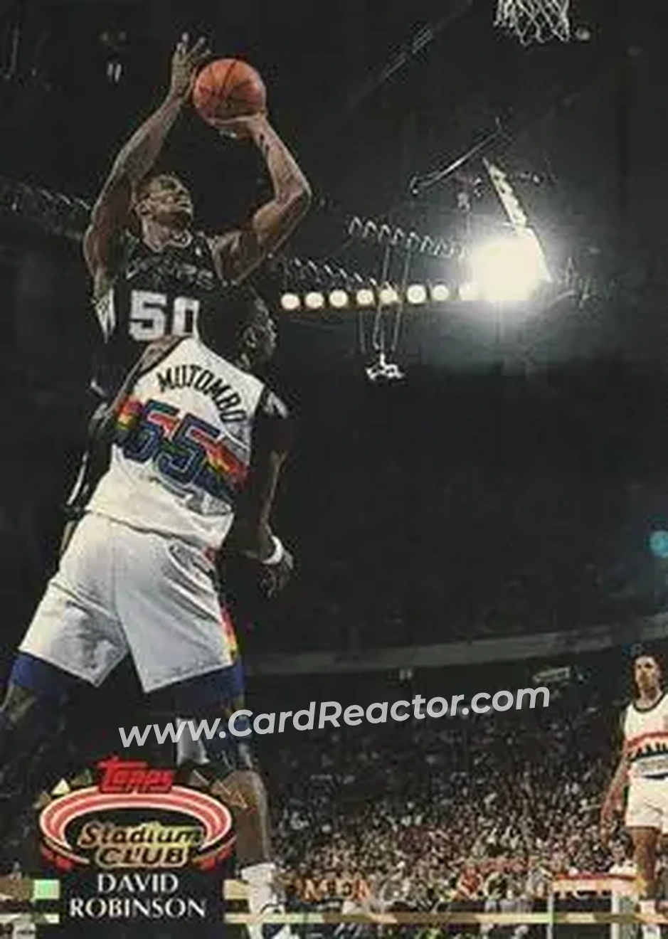 1992-93 Stadium Club #191 - David Robinson - San Antonio Spurs - Front 1992-93 Stadium Club #191 - David Robinson - San Antonio Spurs - Front