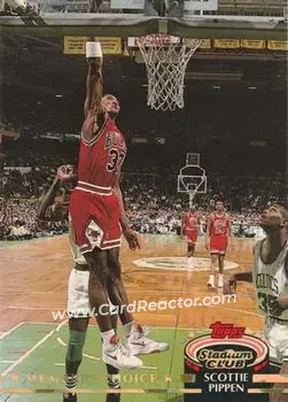 1992-93 Stadium Club #198 - Scottie Pippen - Chicago Bulls - Front