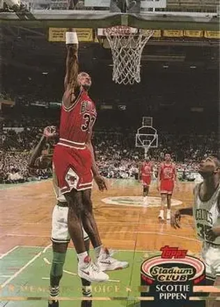 1992-93 Stadium Club #198 - Scottie Pippen - Chicago Bulls