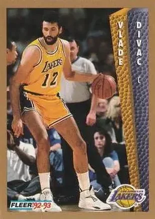 1992-93 Fleer #107 - Vlade Divac - Los Angeles Lakers