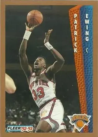 1992-93 Fleer #150 - Patrick Ewing - New York Knicks
