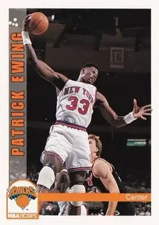 1992-93 Hoops #153 - Patrick Ewing - New York Knicks