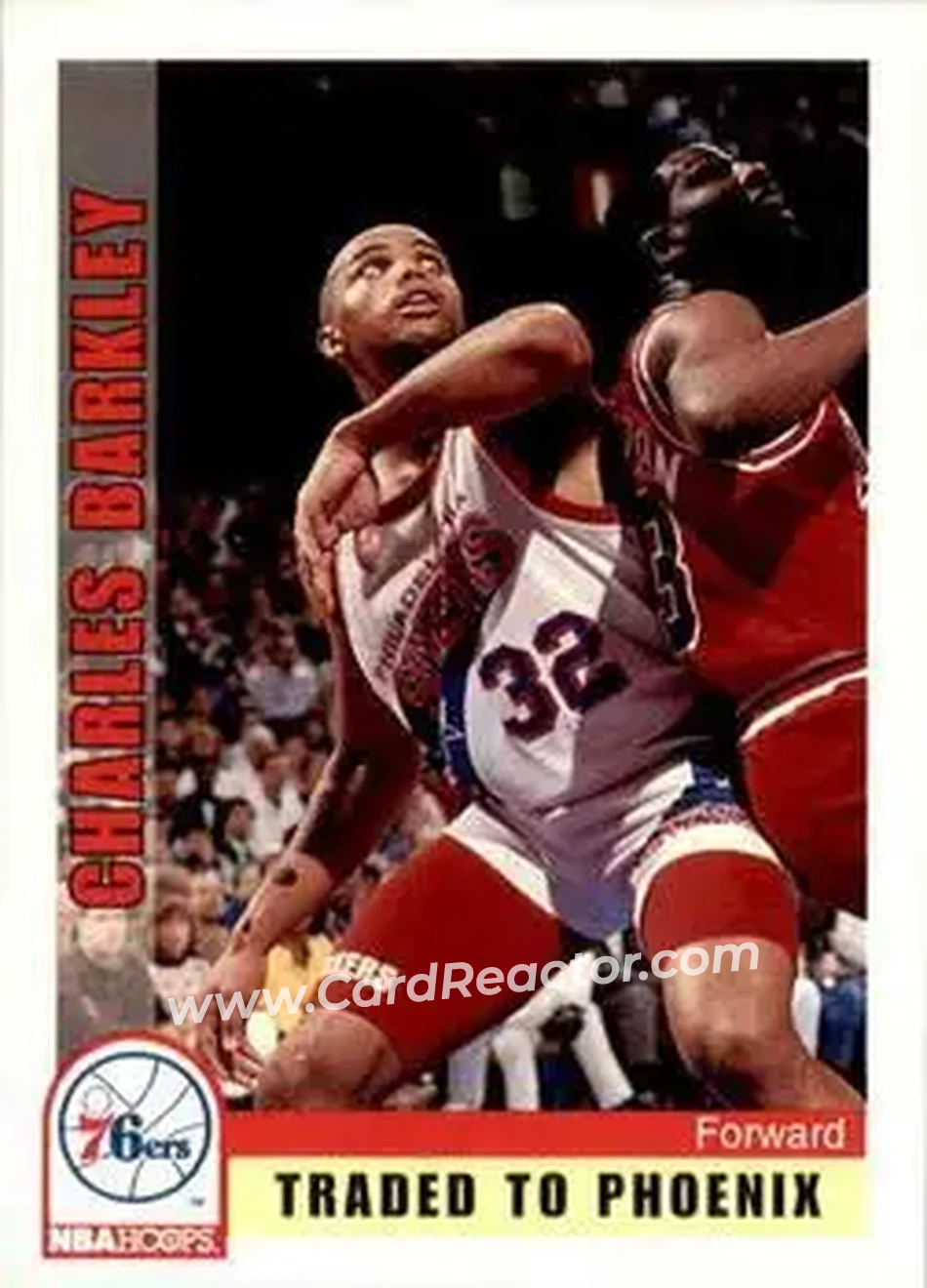1992-93 Hoops #170 - Charles Barkley - Phoenix Suns - Front