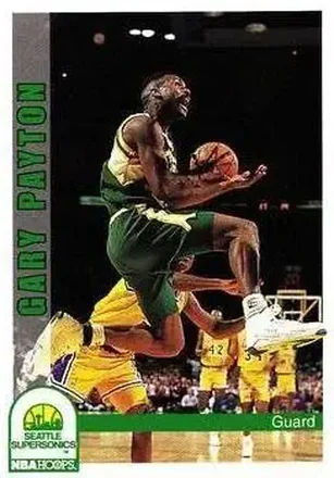 1992-93 Hoops #219 - Gary Payton - Seattle SuperSonics