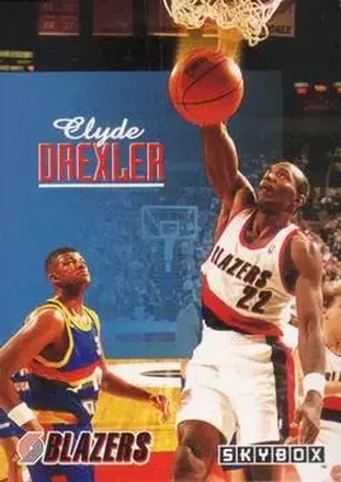 1992-93 SkyBox #201 - Clyde Drexler - Portland Trail Blazers