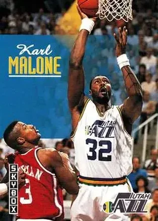 1992-93 SkyBox #242 - Karl Malone - Utah Jazz