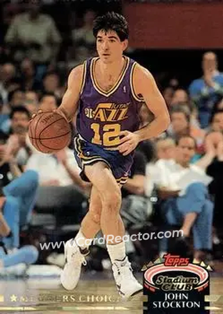 1992-93 Stadium Club #200 - John Stockton - Utah Jazz - Front
