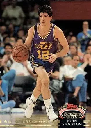 1992-93 Stadium Club #200 - John Stockton - Utah Jazz
